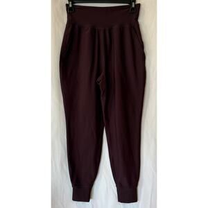 Old Navy Women's High-waisted power soft joggers with pockets plum size small